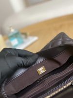 chanel as3609 flap bag lambskin lambskin gold tone metal dark brown 008 luxibags.ru .jpg