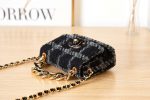 chanel as3611 small flap bag wool tweed gold tone metal black gray 005 luxibags.ru .jpg