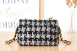 chanel as3611 small flap bag wool tweed gold tone metal gray white 004 luxibags.ru .jpg