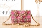 chanel as3611 small flap bag wool tweed gold tone metal pink brown 001 luxibags.ru .jpg