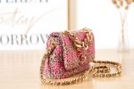 chanel as3611 small flap bag wool tweed gold tone metal pink brown 004 luxibags.ru .jpg