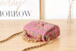 chanel as3611 small flap bag wool tweed gold tone metal pink brown 006 luxibags.ru .jpg