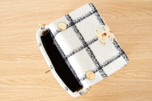 chanel as3611 small flap bag wool tweed gold tone metal white 006 luxibags.ru .jpg