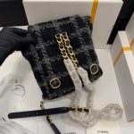 chanel as3615 backpack wool tweed gold tone metal black gray 008 luxibags.ru .jpg