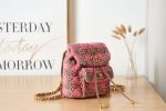 chanel as3615 backpack wool tweed gold tone metal pink 003 luxibags.ru .jpg