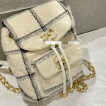 chanel as3615 backpack wool tweed gold tone metal white black 006 luxibags.ru .jpg
