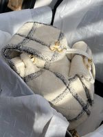 chanel as3615 backpack wool tweed gold tone metal white black 009 luxibags.ru .jpg