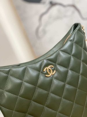 chanel as3631 2022 new hippie underarm bag shoulder bag dark green 003 luxibags.ru .jpg