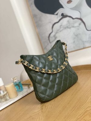 chanel as3631 2022 new hippie underarm bag shoulder bag dark green 004 luxibags.ru .jpg