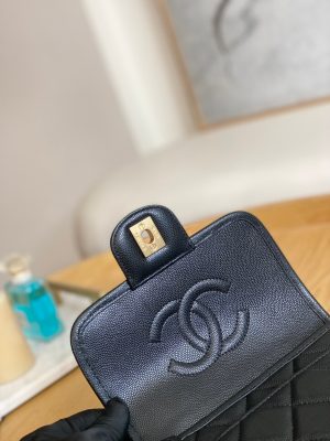 chanel as3652 small flap bag with top handle calfskin gold tone metal black 007 luxibags.ru .jpg