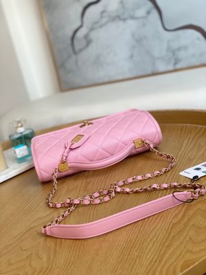 chanel as3653 small flap bag with top handle calfskin gold tone metal pink 005 luxibags.ru .jpg