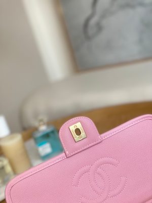 chanel as3653 small flap bag with top handle calfskin gold tone metal pink 007 luxibags.ru .jpg
