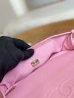 chanel as3653 small flap bag with top handle calfskin gold tone metal pink 008 luxibags.ru .jpg