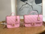 chanel as3653 small flap bag with top handle calfskin gold tone metal pink 010 luxibags.ru .jpg
