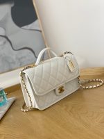 chanel as3653 small flap bag with top handle calfskin gold tone metal white 005 luxibags.ru .jpg