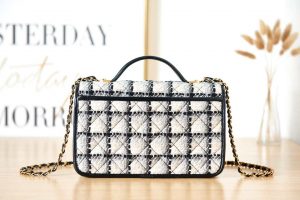 chanel as3653 small flap bag with top handle wool tweed gold tone metal beige 004 luxibags.ru .jpg