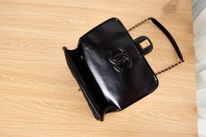chanel as3653 small flap bag with top handle wool tweed gold tone metal black 007 luxibags.ru .jpg