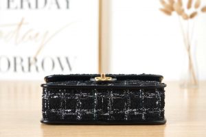 chanel as3653 small flap bag with top handle wool tweed gold tone metal black and white 006 luxibags.ru .jpg