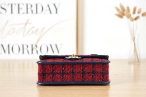 chanel as3653 small flap bag with top handle wool tweed gold tone metal red and navy blue 006 luxibags.ru .jpg