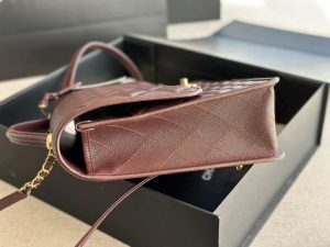 chanel as3662 large backpack calfskin gold tone metal wine red 005 luxibags.ru .jpg