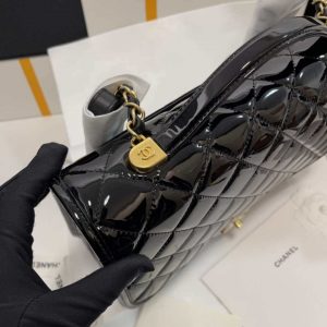 chanel as3662 large backpack patent calfskin gold tone metal black 003 luxibags.ru .jpg