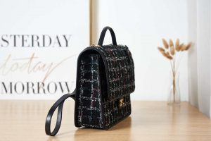 chanel as3662 large backpack wool tweed gold tone metal black 003 luxibags.ru .jpg