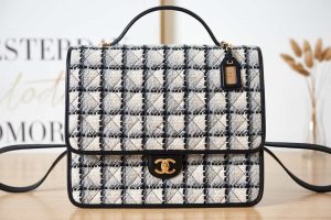 chanel as3662 large backpack wool tweed gold tone metal white 002 luxibags.ru .jpg