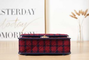 chanel as3662 large backpack wool tweed gold tone metal wine red 006 luxibags.ru .jpg