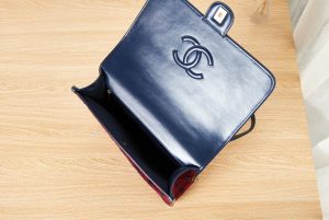 chanel as3662 large backpack wool tweed gold tone metal wine red 007 luxibags.ru .jpg