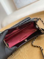 chanel as3690 hobo handbag shiny crumpled calfskin gold tone metal black 009 luxibags.ru .jpg