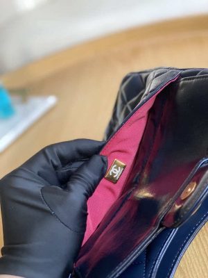 chanel as3690 hobo handbag shiny crumpled calfskin gold tone metal navy blue 010 luxibags.ru .jpg