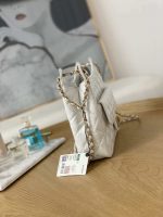 chanel as3690 hobo handbag shiny crumpled calfskin gold tone metal white 004 luxibags.ru .jpg