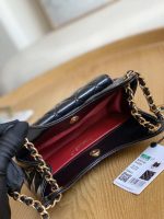 chanel as3710 small hobo handbag shiny crumpled calfskin gold tone metal black 008 luxibags.ru .jpg