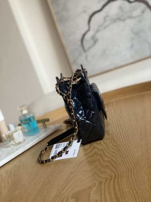 chanel as3710 small hobo handbag shiny crumpled calfskin gold tone metal navy blue 004 luxibags.ru .jpg