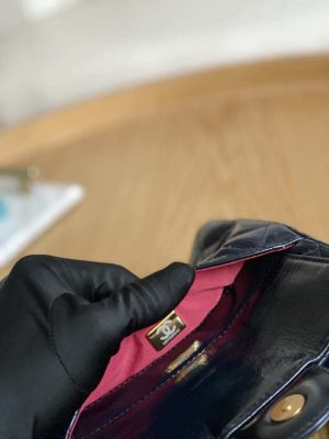 chanel as3710 small hobo handbag shiny crumpled calfskin gold tone metal navy blue 008 luxibags.ru .jpg