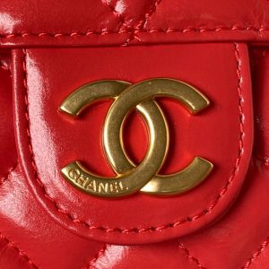 chanel as3710 small hobo handbag shiny crumpled calfskin gold tone metal red 003 luxibags.ru .jpg