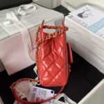 chanel as3710 small hobo handbag shiny crumpled calfskin gold tone metal red 005 luxibags.ru .jpg