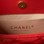 chanel as3710 small hobo handbag shiny crumpled calfskin gold tone metal red 008 luxibags.ru .jpg
