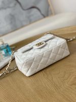 chanel as3710 small hobo handbag shiny crumpled calfskin gold tone metal white 005 luxibags.ru .jpg