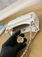 chanel as3710 small hobo handbag shiny crumpled calfskin gold tone metal white 006 luxibags.ru .jpg
