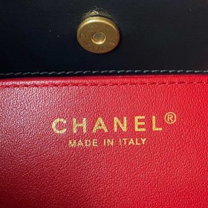 chanel as3710 small hobo handbag velvet gold tone metal black 008 luxibags.ru .jpg