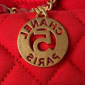 chanel as3710 small hobo handbag velvet gold tone metal red 004 luxibags.ru .jpg