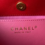 chanel as3710 small hobo handbag velvet gold tone metal red 007 luxibags.ru .jpg