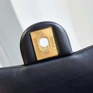 chanel as3712 large evening bag lambskin gold metal black gold 008 luxibags.ru .jpg