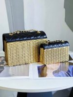 chanel as3712 large evening bag lambskin gold metal black gold 017 luxibags.ru .jpg