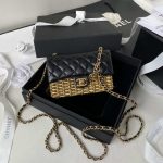 chanel as3713 small evening bag lambskin gold metal black gold 001 luxibags.ru .jpg