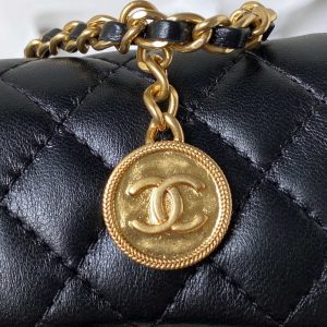 chanel as3713 small evening bag lambskin gold metal black gold 004 luxibags.ru .jpg