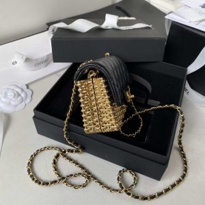 chanel as3713 small evening bag lambskin gold metal black gold 005 luxibags.ru .jpg