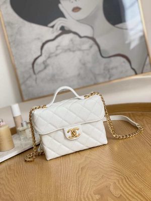 chanel as3729 small vanity case grained calfskin gold tone metal white 001 luxibags.ru .jpg