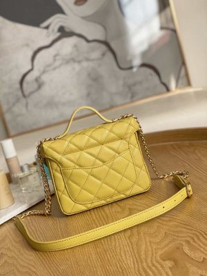 chanel as3729 small vanity case grained calfskin gold tone metal yellow 002 luxibags.ru .jpg